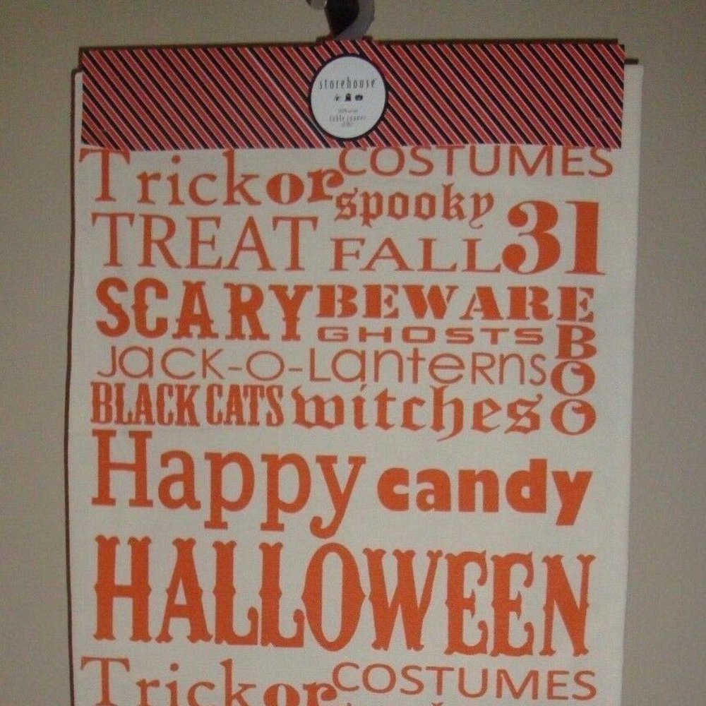 Storehouse Halloween Table Runner 18" x 80"